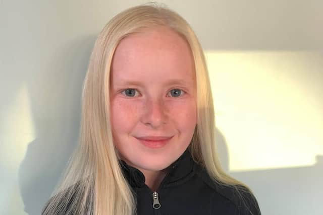 Kitty Chacksfield has been growing her hair for two years, so it will be long enough to donate to Little Princess Trust