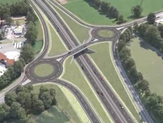An artist's impression of the route. Picture: Highways England