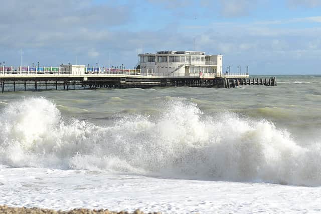 Southern Pavilion on the end of Worthing Pier. Pic by Steve Robards