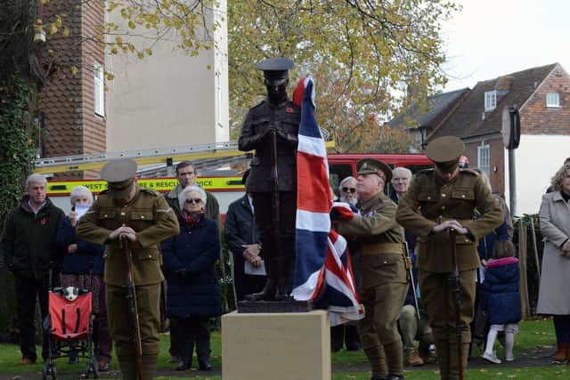 Remembrance Sunday in Chichester last year. Picture by Kate Shemilt | ks190610-46