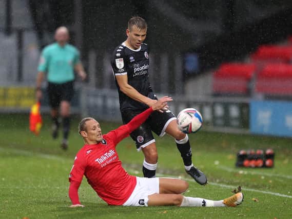 Crawley in action at Salford / Picture: Getty