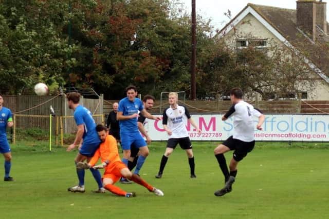 Pagham on the attack / Picture by Roger Smith