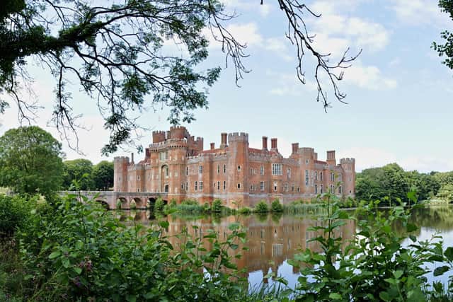 Herstmonceux Castle on a fine day, taken by David Ford using a Sony A7II. SUS-190919-102939001