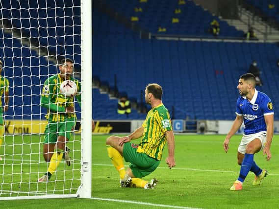 Brighton take the lead against West Brom, but had to settle for a point / Picture: Getty