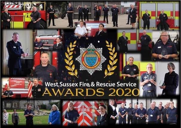 West Sussex Fire and Rescue Service awards 2020 SUS-201027-072058001