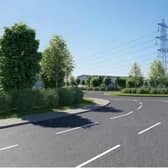Impression of the new roundabout on the A29 at Billingshurst