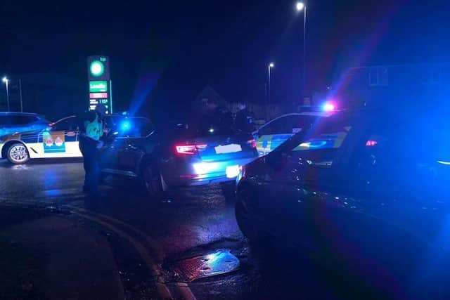 Police arrested four people and issued a dozen warnings as they cracked down on anti-social driving in Wealden