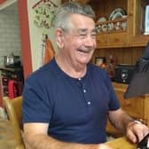 David Tutt was given an adaptive tablet by Blind Veterans UK
