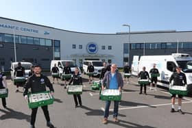 Brighton & Hove Albion and Albion in the Community will pay for 2000 meals for families across Brighton & Hove this winter