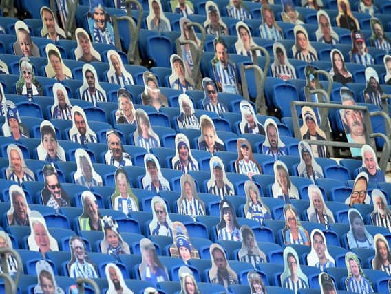 Fan cutouts have been used by a number of clubs - including Brighton / Picture: Getty