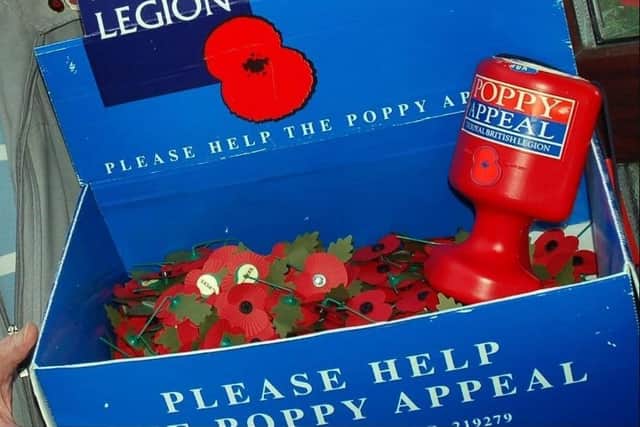 Show your support for Remembrance Sunday by buying a poppy or by making a donation to the Royal British Legion.