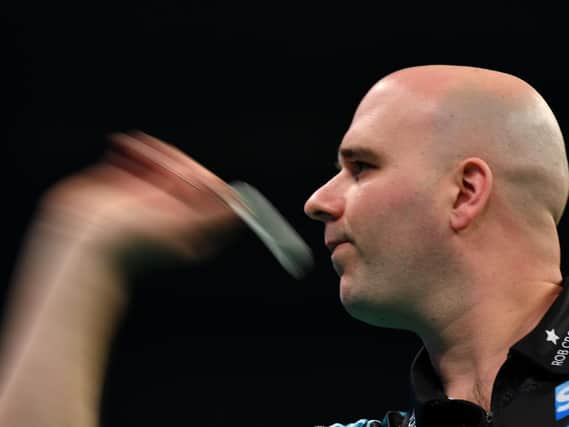 Rob Cross' European title defence ended early / Picture: Getty