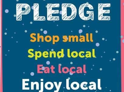 Chichester BID urged all residents to 'take a pledge' to support local 'as much as possible' this Christmas.