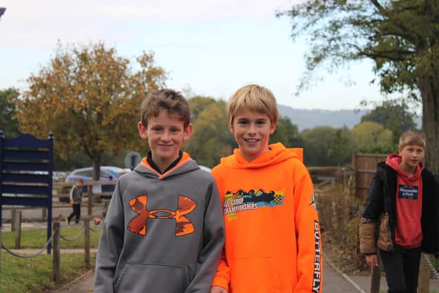 Pupils at Cranleigh prep wore orange clothes for mufti day SUS-200311-142921001