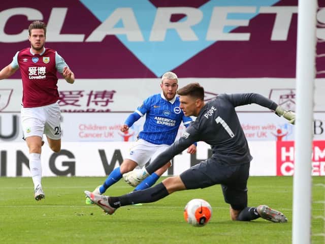 Aaron Connolly scored against Burnley on the final day of last season
