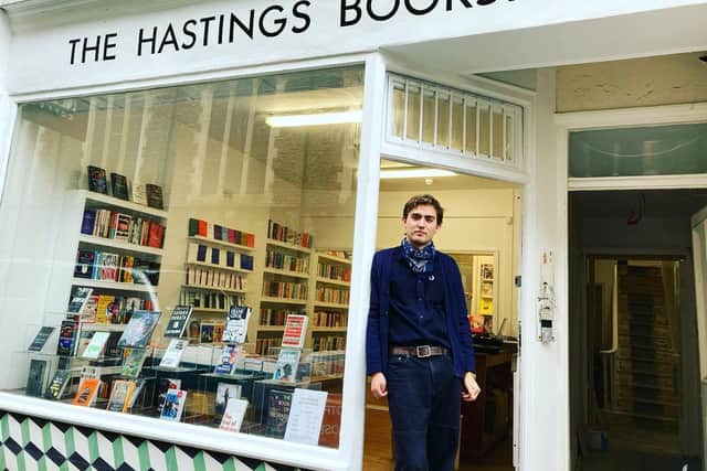 Charlie Crabb opened The Hastings Bookshop four days before lockdown