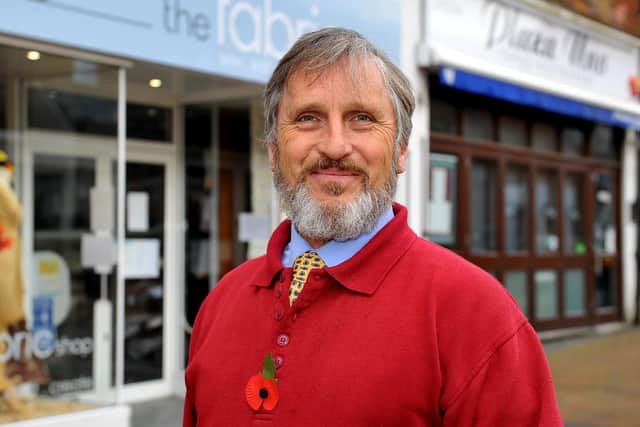 Councillor Stephen Hillier in Church Walk, Burgess Hill. Picture: Steve Robards
