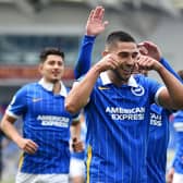 Brighton striker Neal Maupay looks set to return to the matchday squad against Burnley