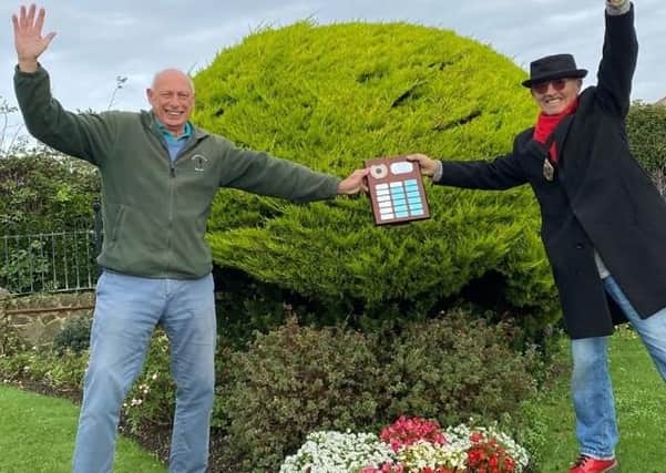 Deputy Mayor and Paul Tiernan (Bognor Regis Mini Golf) winner of Best Business Frontage