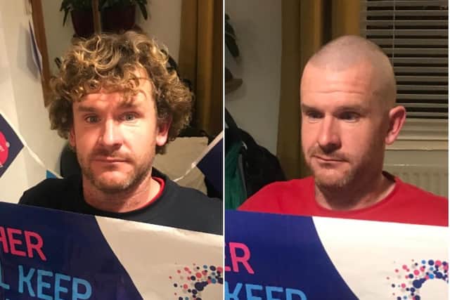 Damien Coonan has raised more than £7,000 for Cancer Research UK by growing his hair for a year
