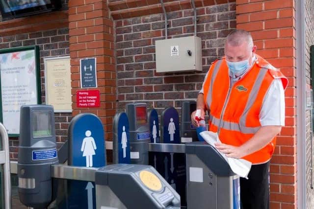 To keep passengers and staff safe, there is an enhanced cleaning regime across GTR's network