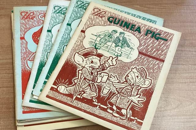 A selection of The Guinea Pig club magazines. Picture: West Sussex Record Office