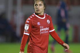 Brian Galach opened the scoring for Crawley Town. Picture by Jamie Evans Photography