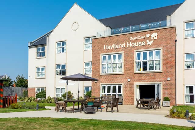 Haviland House is Guild Care's specialist purpose-built dementia care home in Worthing