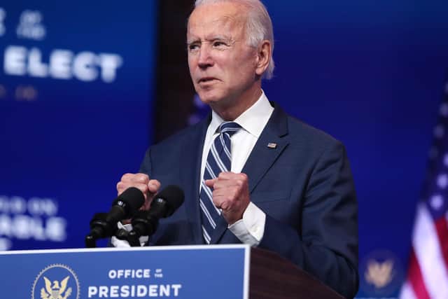 President-elect Joe Biden (Photo by Joe Raedle/Getty Images)