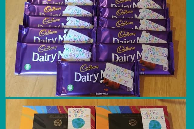 The chocolate nine year old Timothy Petrie bought with his pocket money