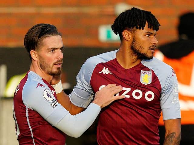 Aston Villa duo Jack Grealish and Tyrone Mings will be tough opponents for Brighton at Villa Park this Saturday