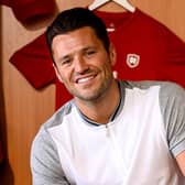Reality TV star Mark Wright had a run out with Crawley Town