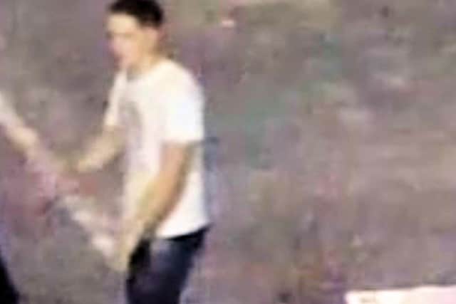 Sussex Police is seeking the identity of this man in connection with an assault in Burgess Hill