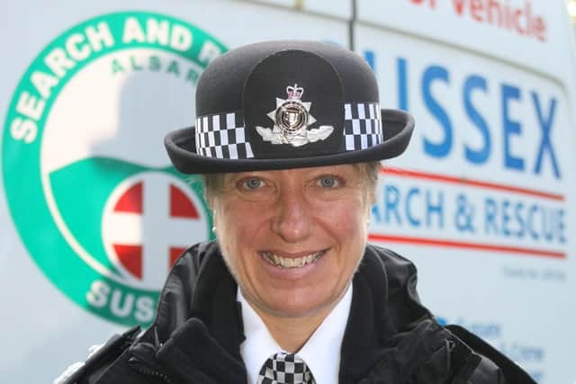 Chief Constable Jo Shiner. Photo by Derek Martin Photography. SUS-191019-191439008