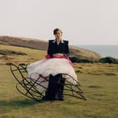 Harry Styles in fashion shoot at Seven Sisters. Picture: Tyler Mitchell/Vogue Magazine