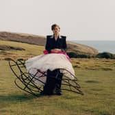 Harry Styles in fashion shoot at Seven Sisters. Picture: Tyler Mitchell/Vogue Magazine