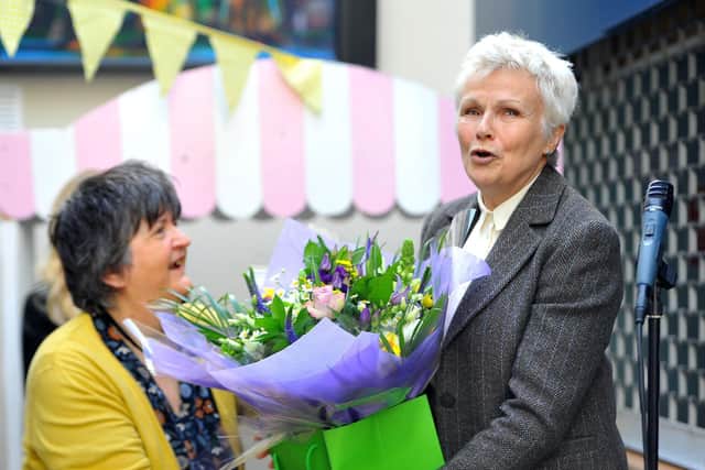 Dame Julie Walters with Julie Budge at International Women's Day event in Bognor in March. Pic Steve Robards SR2003061
