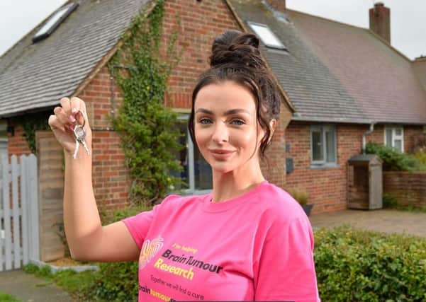 Kady McDermott of Love Island fame is promoting the prize draw. Photo:  Brighton Pictures