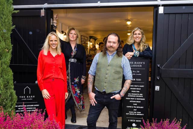 Emma Schwarz (right), launched a food outlet, called The Barn Little London, in September