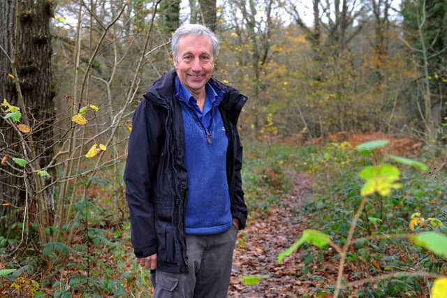 Sussex Wildlife Trust president Dr Tony Whitbread said the purchase of the neighbouring woodland at Ebernoe Common would be a 'wonderful way to celebrate' the trust's 60th anniversary next year. Pic Steve Robards SR2011231 SUS-201123-212104001