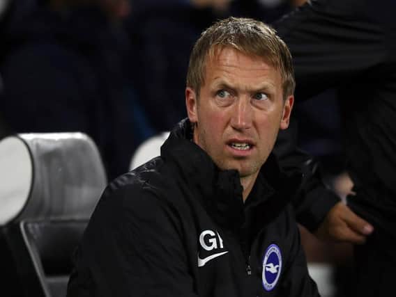 Brighton and Hove Albion head coach Graham Potter has changed the team's style