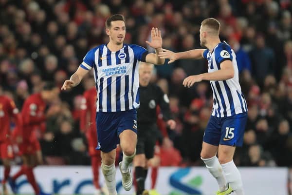 Skipper Lewis Dunk returns to the team to face Aston Villa following his three match suspension