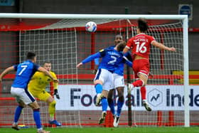Action from Crawley's loss to Carlisle / Picture: Steve Robards