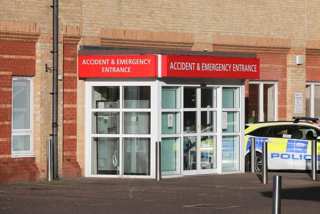 A&E entrance at Worthing Hospital, one of the hospitals run by Western Sussex Hospitals NHS Foundation Trust
