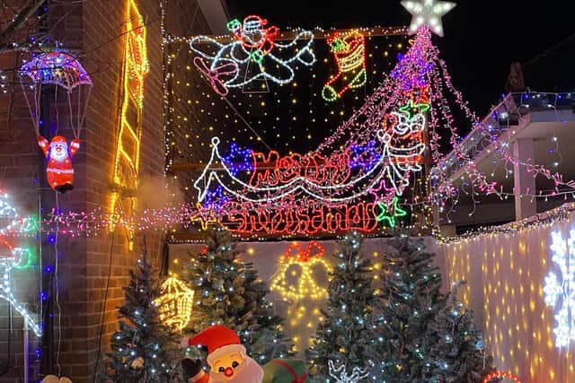 This Christmas light display in Worthing is raising money for Kent, Surrey & Sussex Air Ambulance Trust