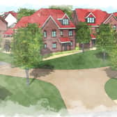 An artist's impression of the proposed development SUS-201124-122318001