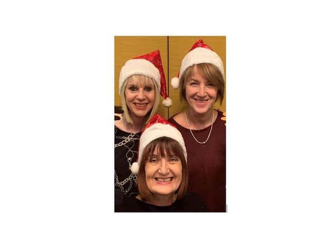 Hurly-burly Christmas: Jane, Liz and Gill