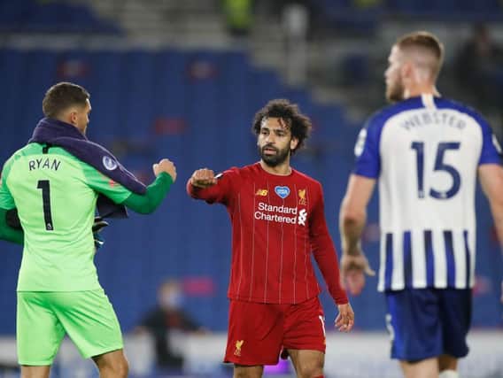 Brighton welcome Liverpool to the Amex Stadium this Saturday, 12.30pm kick-off