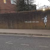 An artwork which a fan thinks 'could be a Banksy' has appeared in Crawley