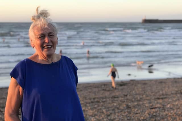Ruth Rose, founder and leader of Seaford Mermaids' All Year Round Daily Swimming Group. Picture: RNLI/Rosalind Ashton